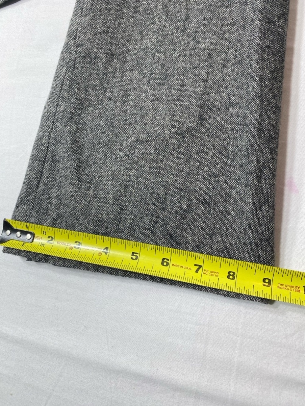 Loft Gray Flared Dress Pants Wool Blend Women’s Size 0 - Picture 11 of 11